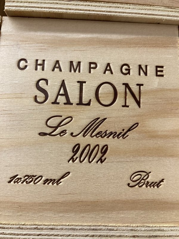 Champagner Le Mesnil Salon Cuvée S 2002 in OHK